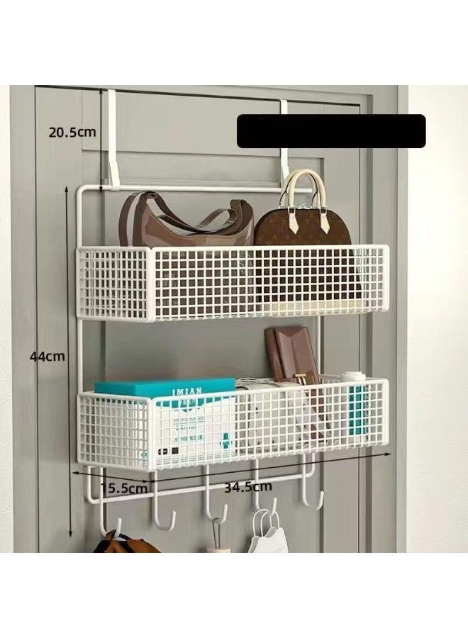 general Behind-the-door wall storage rack, metal wire storage rack suitable for any scene - Image 3
