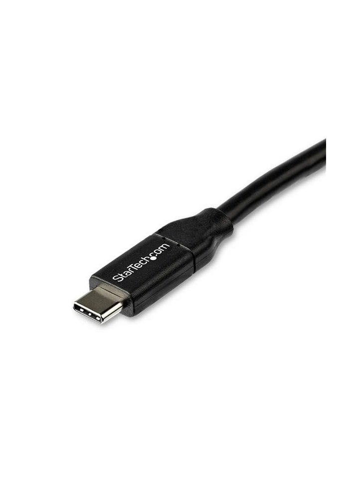 StarTech USB C to USB C Cable - 6 ft / 2m - w/ 5A Power Delivery - USB 2.0 - USB-IF Certified - USB Type C Cable -USB C Charging Cable (USB2C5C2M)  - Image 2