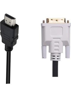 PrimeX Plus Primex PX-4106 2 Meters DVI To HDMI Cable, HDMI To DVI Cable, 1080P Fhd Bidirectional DVI HDMI Cable  - Image 1