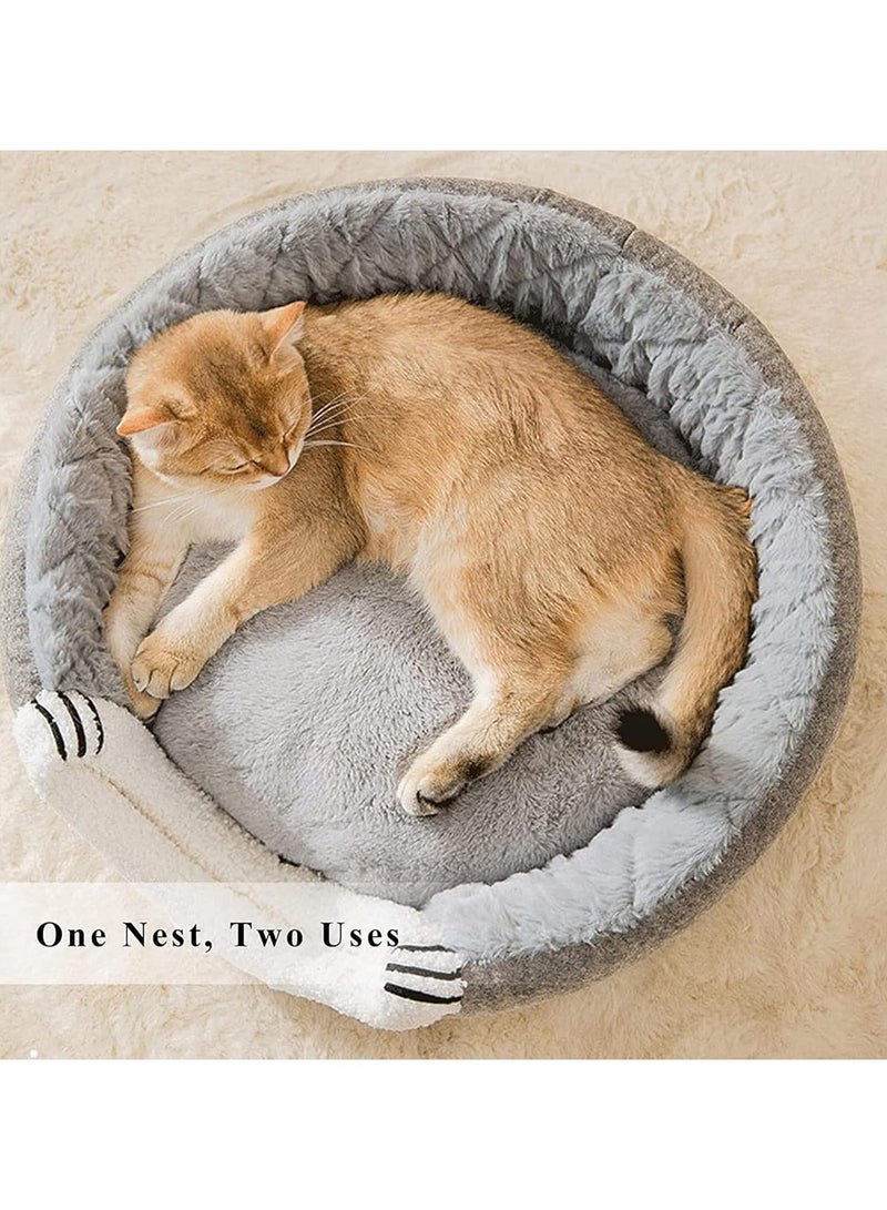 A.M Cute Cat Tent House Cat Tent for Small Cat with Removable Cushion Pet Cat Bed House for Small Medium Pets Sleeping Indoor - Image 4