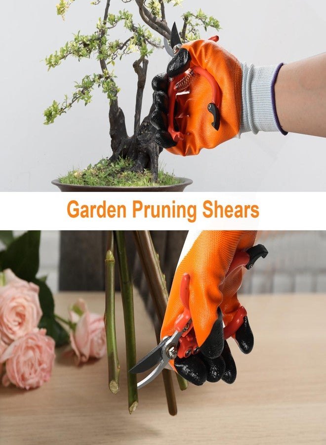 Cor cordium 6-Piece Pruning Shears Set with Bypass Pruning Shears, Garden Shears, Pruning Shears, Saw, Gloves, Storage Bag, Handheld Secateurs Set for Plants - Image 3