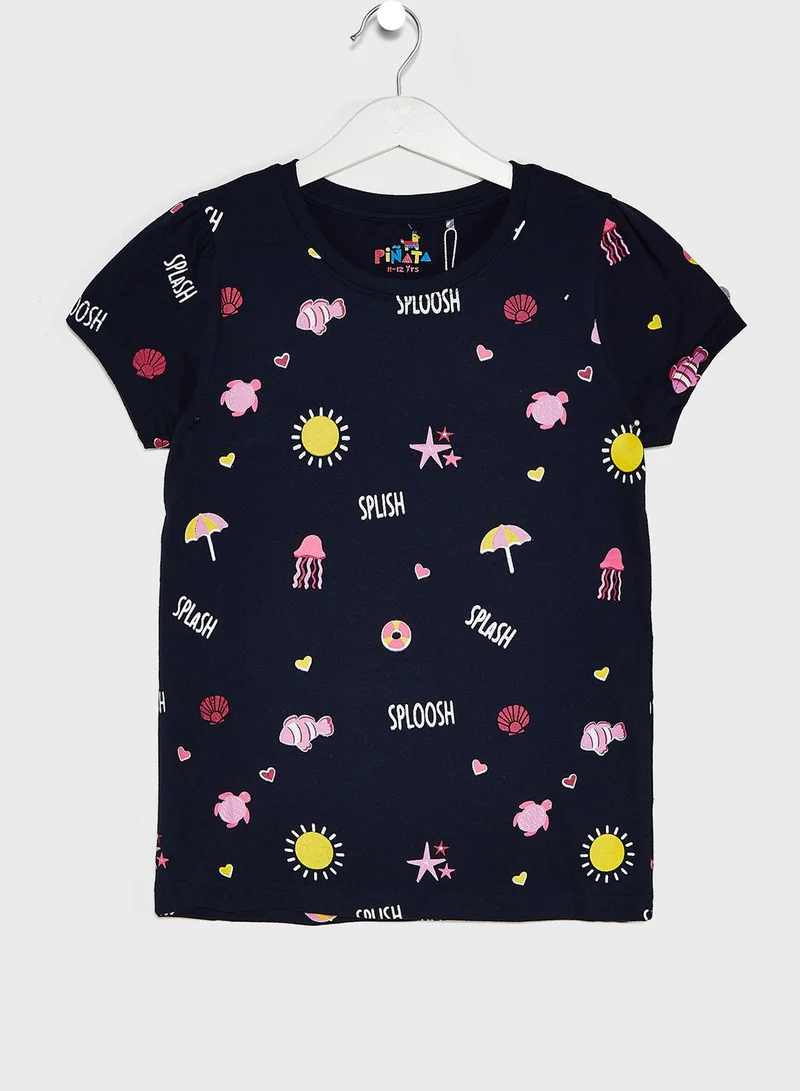 Pinata Round Neck Pack Of 2 T-Shirts