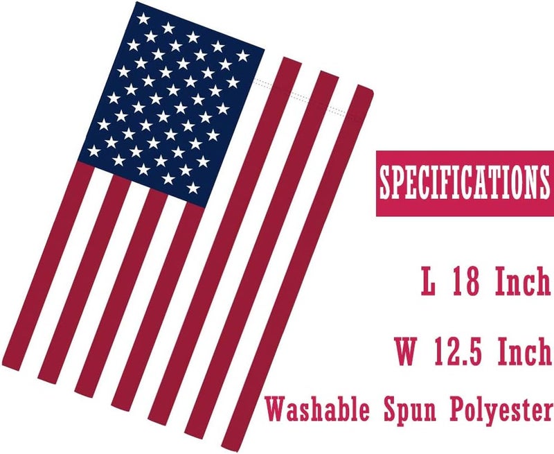 TOPFLAGS American Flag USA Garden Flag 12 x 18 - Patriotic Double Sided Small Flags for Yard - Image 4