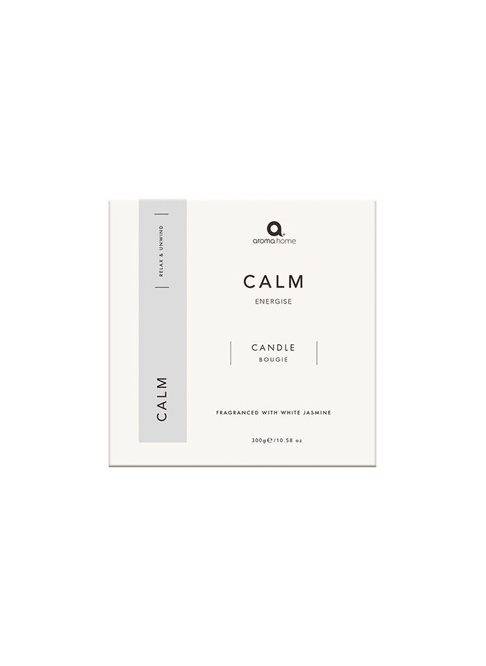 Aroma Home - Calm Candle - Sandalwood & Cedarwood Essential Oil - Image 1