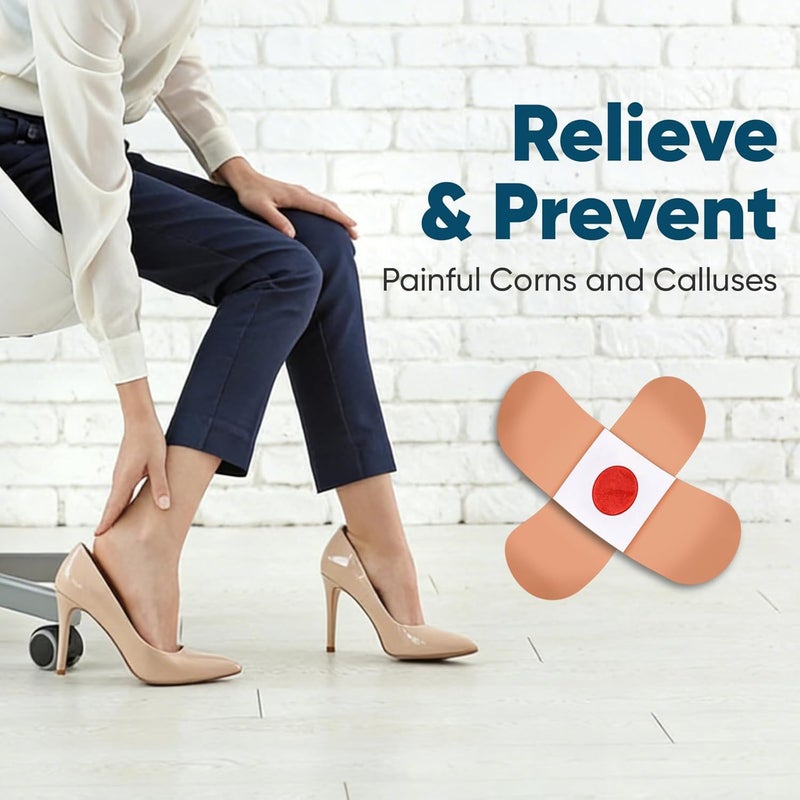 KINDSHINE 48P Corn Remover Pads for Feet and Toes, Extra Strength 40% Salicylic Acid Medicated Patches - Image 2