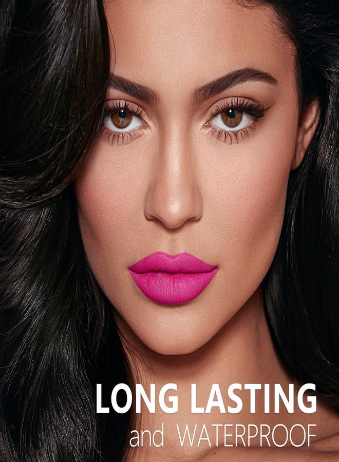 HANLADY Hot Pink Lipstick Long Lasting Lipsticks for Women Pigmented Smudgeproof Transferproof Vegan Cruelty Free Lip Makeup, A40 Miss You - Image 4