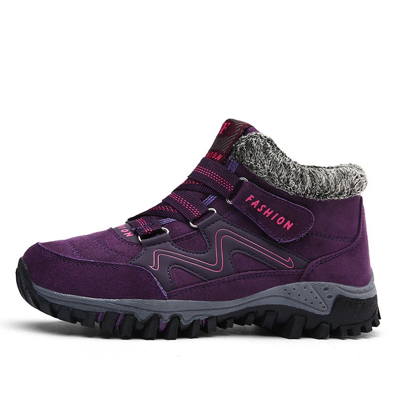 New Manufacturers Couples Leisure Snow Warm Light Comfortable Cotton Shoes - Image 1