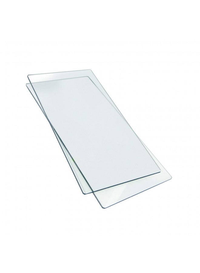 Sizzix Extended Cutting Pads 655267, Transparent, Multi Color, 14.63 inches x 6.25 inches x 0.13 inches, 2 Pack - Image 2