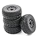GoolRC RC Car Tires 4pcs Replacements for 12MM 14MM 17MM ARRMA Replacmenet for TRX HSP Tamiya HPI OffRoad Vehicle Short Truck RC Car Wheels RC Car Tires B - Image 2