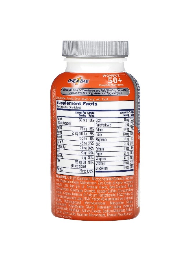 ONE A DAY One-A-Day, Women's 50+, Complete Multivitamin, 100 Tablets (Packaging may vary) - Image 2