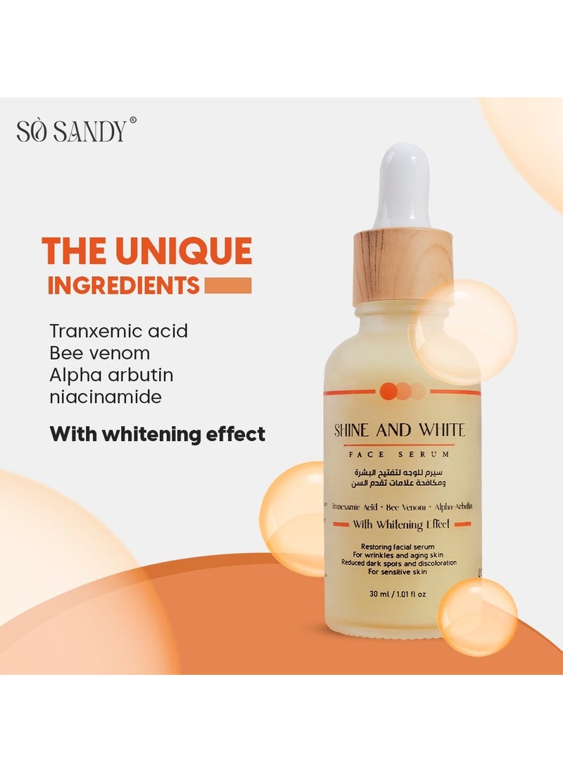 So Sandy - Shine and white Face Serum - Bee Venom Serum - Image 1