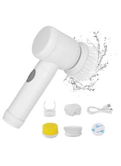 SUPREMIUM Electric Scrubber Brush - Waterproof Power Scrubber with 3 Rotating Brush Heads for Kitchen, Bathroom, Sink, Grout, Wall, and Bathtub Cleaning - Rechargeable & Portable  - Image 1