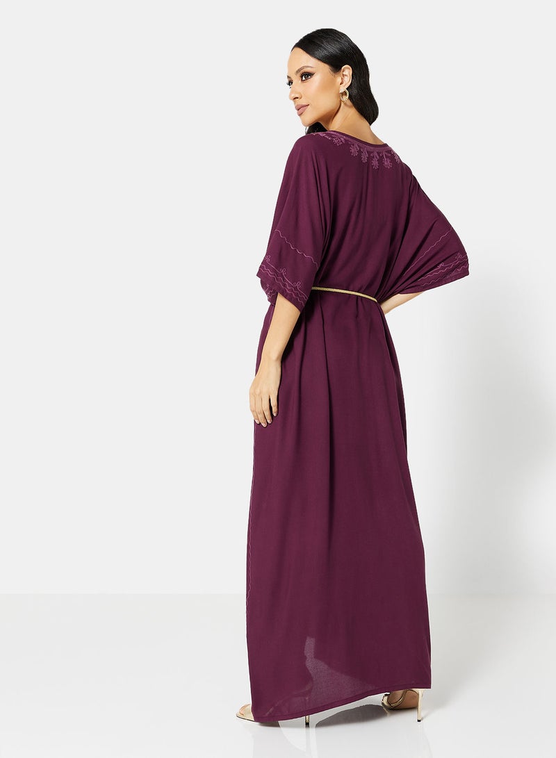 ARABIAN CLOSET EMBROIDERED KAFTAN - Image 2