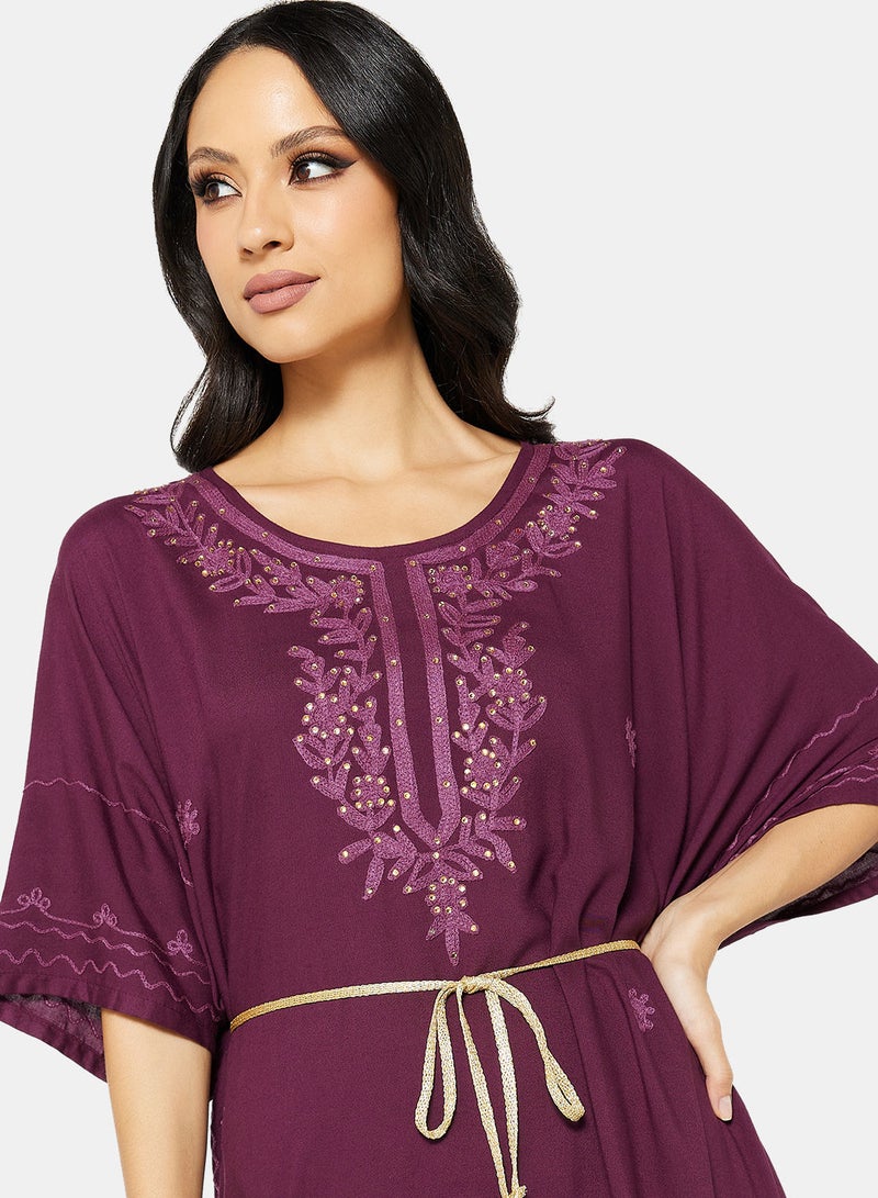 ARABIAN CLOSET EMBROIDERED KAFTAN - Image 4