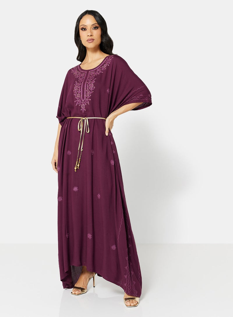 ARABIAN CLOSET EMBROIDERED KAFTAN - Image 1
