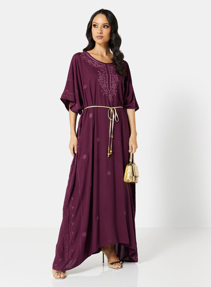 ARABIAN CLOSET EMBROIDERED KAFTAN - Image 3