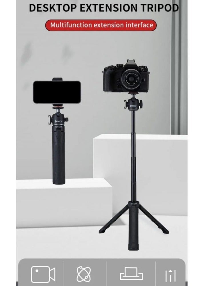 Jmary The Jmary MT-29 Portable Mini Tripod is a lightweight and compact tripod that is perfect for a variety of photography and videography applications. - Image 2