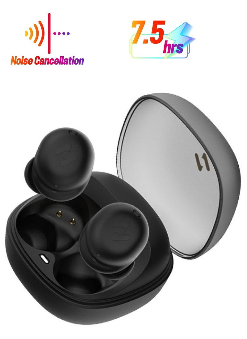 Bluetooth Earbuds, Smart Touch, with 4-Microphone ENC Noise Reduction System, Suitable for Apple/Android Smartphones