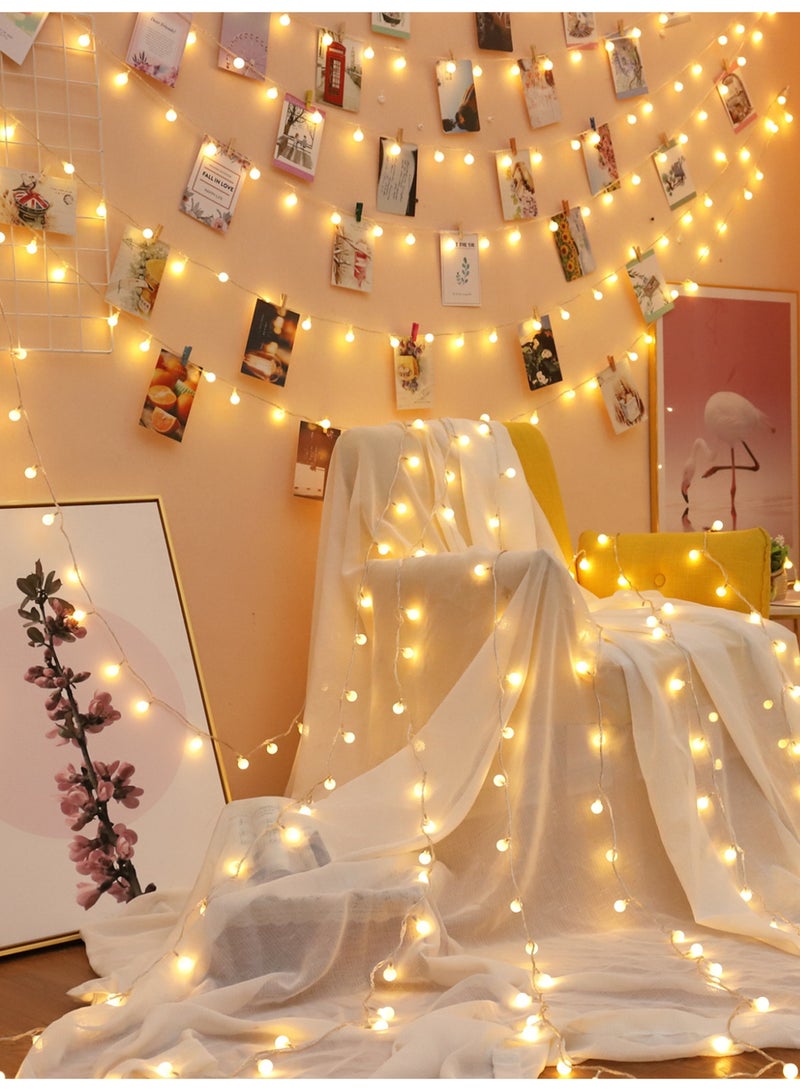 Ramadan decoration Solar string lights star outdoor decor 12 Meter 100 bubbles solar powered led String Lights for camping, garden,wall, yard - Image 4