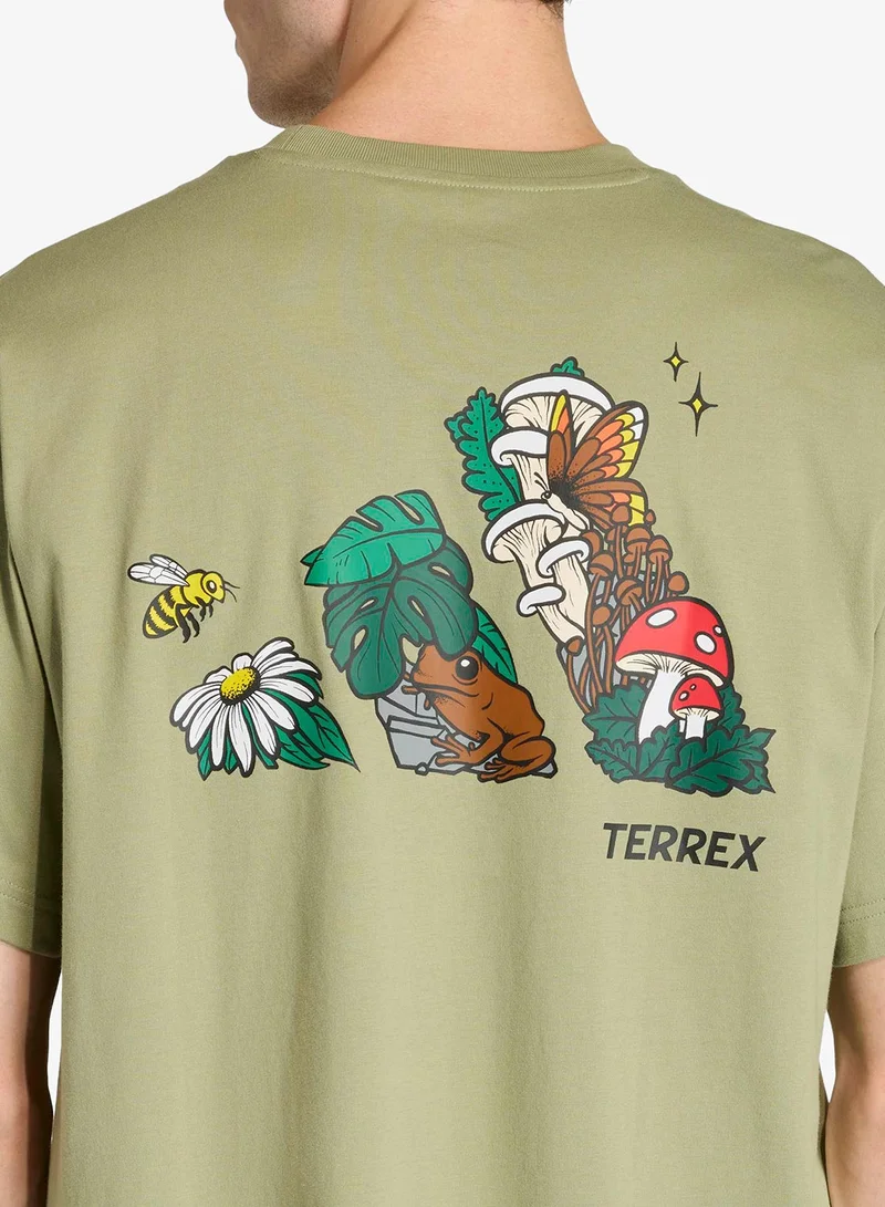 Adidas  Terrex Nature Logo Graphic T-Shirt for Men | Best Price UAE