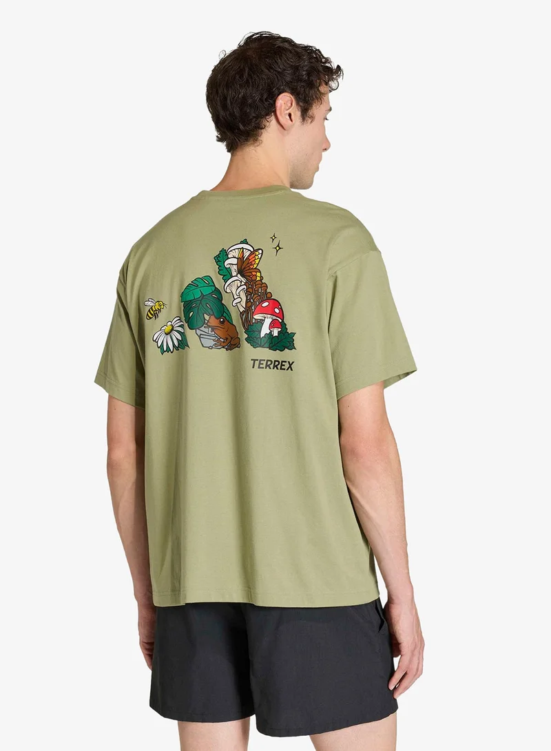 Adidas  Terrex Nature Logo Graphic T-Shirt for Men | Best Price UAE