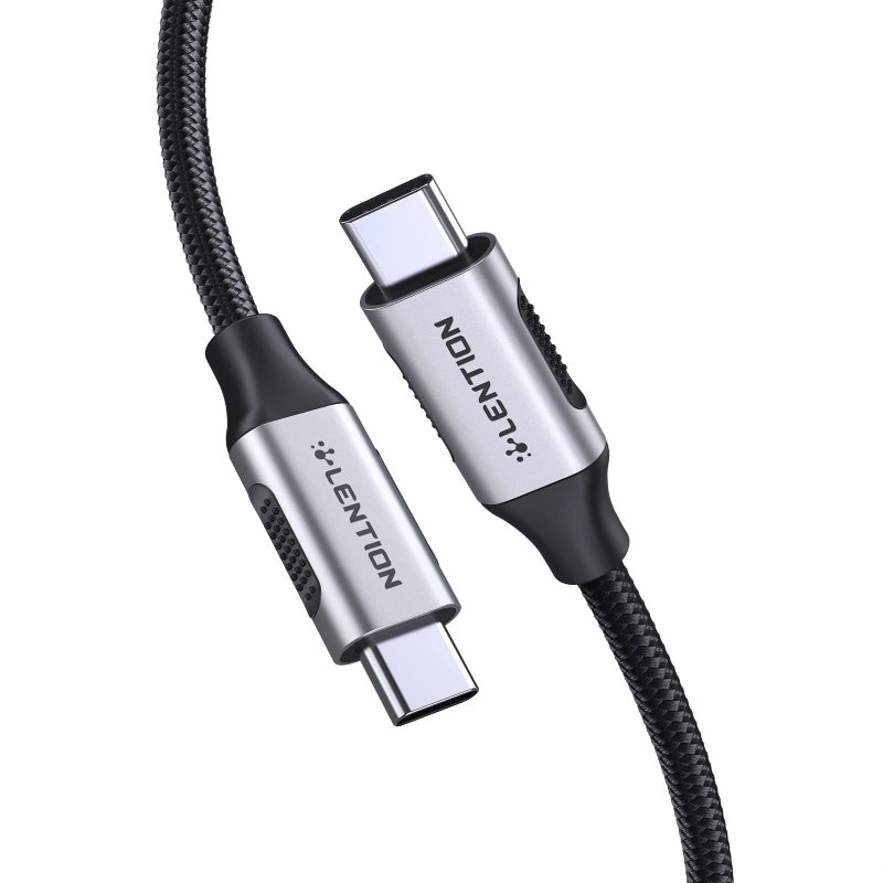 Lention كابل LENTION USB C 3.1 الجيل 2 – 3.3 قدم شحن 100 واط، بيانات 10 جيجابت في الثانية، فيديو 4K – كابل مضفر لماك بوك، آيفون، سامسونج - Image 2