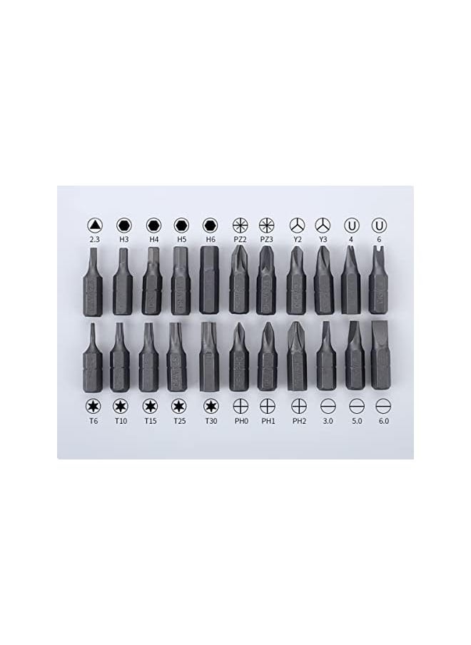 38 in 1 Combination Ratchet Wrench Set Easy to Carry, Sturdy Precision Screwdriver Set with Case, All-in-One Multi-Function Hardware Tool Kit Box