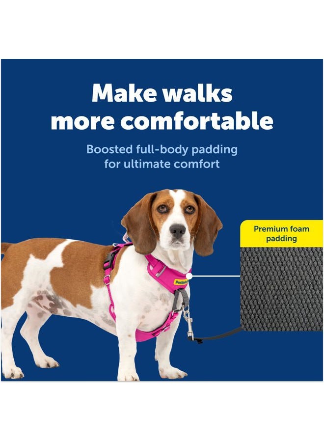 PetSafe Easy Walk Comfort No-Pull Dog Harness Full-Body Padding - Better Walks on The First Use - 5 Points of Adjustment Small/Medium, Pink - Image 3