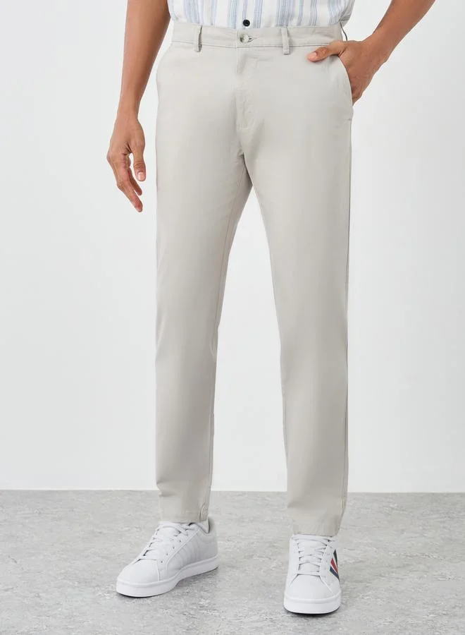 ستايلي Styli Regular Fit Twill Chino Pants