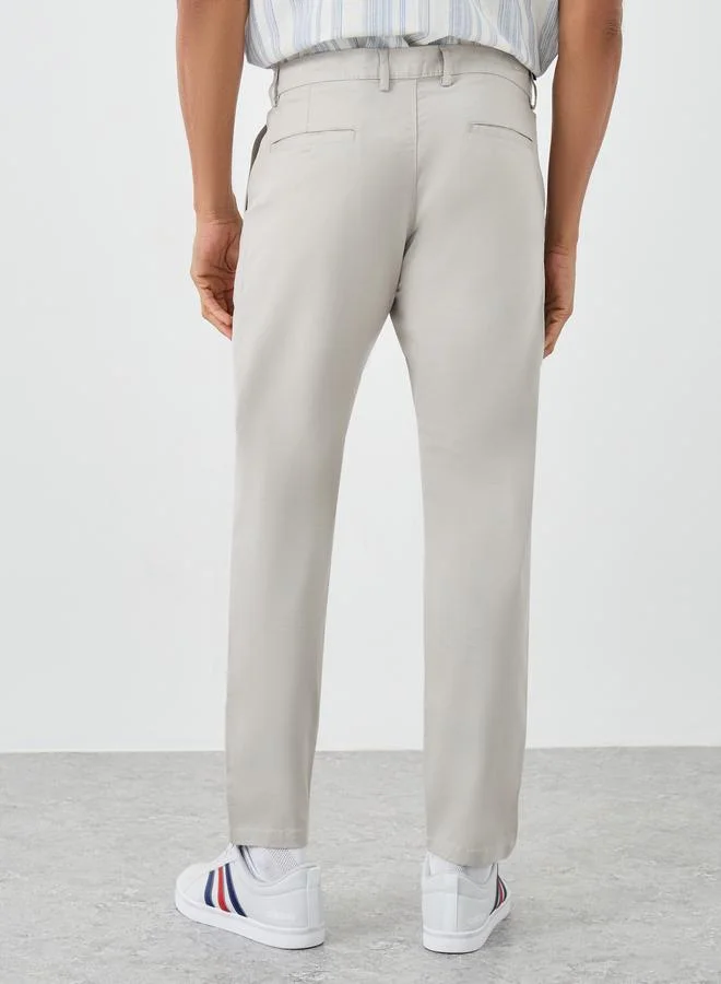 ستايلي Styli Regular Fit Twill Chino Pants