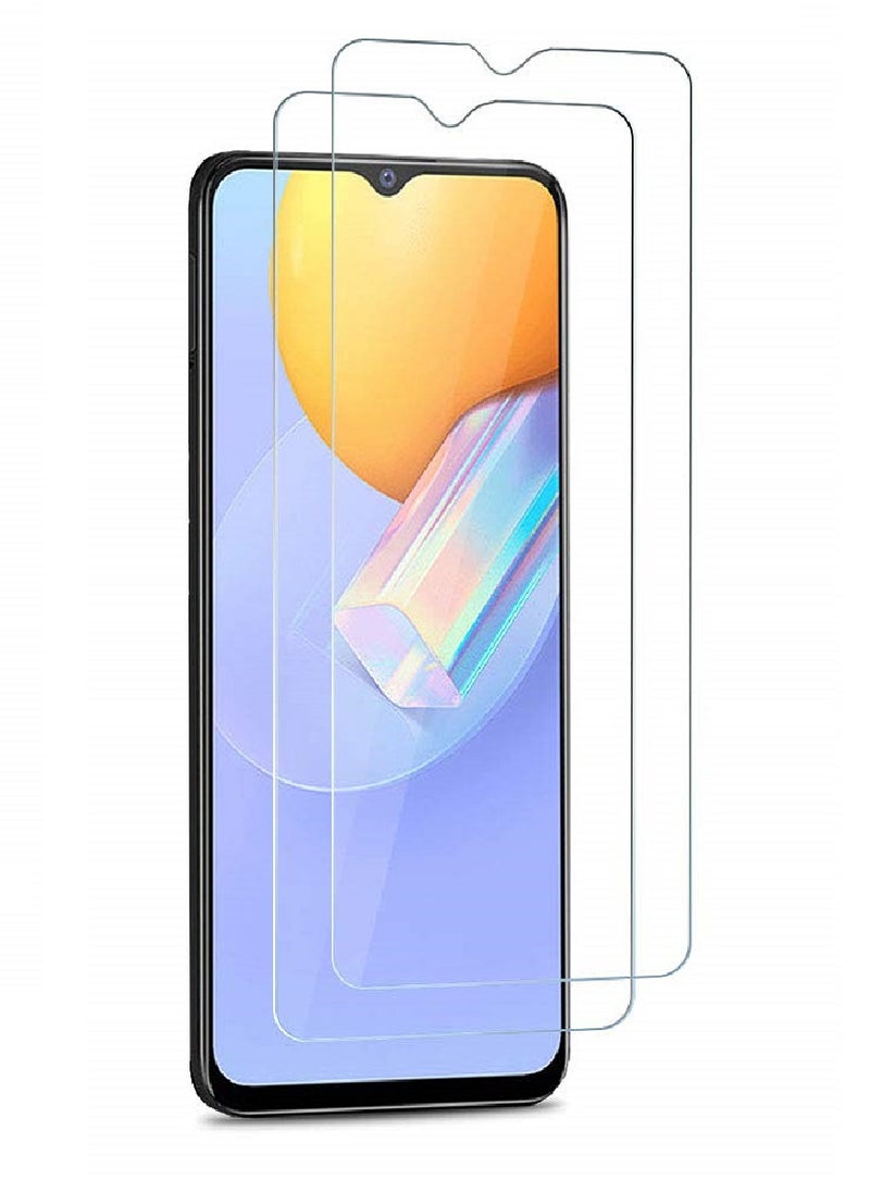 2 Pieces Tempered Glass Screen Protector Clear Designed For vivo Y35 Full Screen Coverage And Bubble Free - Image 1