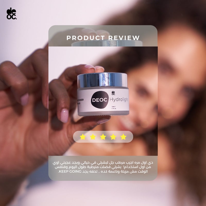 DEOC Hydrolight Facial Gel Moisturizer - Image 5