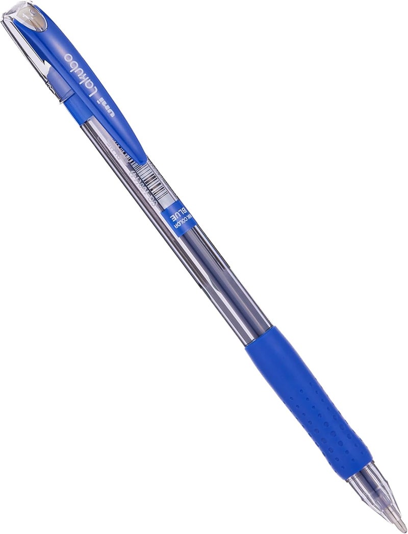 Uniball uni-ball Lakubo Ballpoint Pen - 1.4 mm - Blue Pack of 12 - Image 1