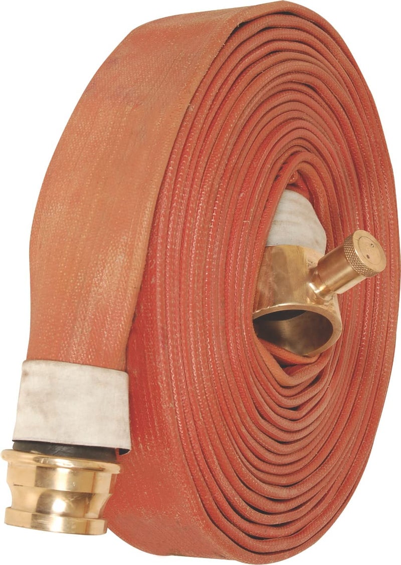 AAAG AAAG RRL Fire Hose Pipe 30 Mtr with Male and Female SS316 Coupling RRL Pipe TypeB 63 mm Diameter Fire Pipe Pack of 1 