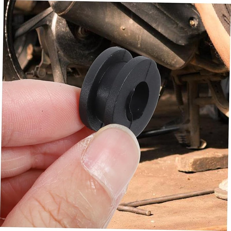 PartyKindom 10 قطعة من الحلقات المطاطية السوداء للدراجات النارية، حشوات بديلة متينة وسهلة التركيب - Image 5