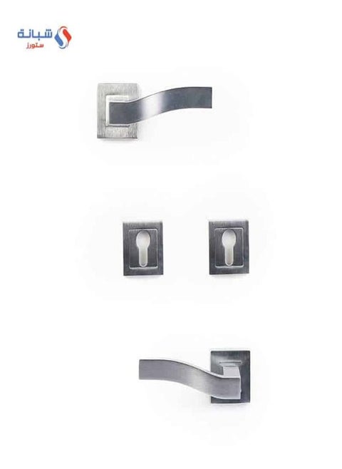 Rosette Door handle Set Q-URVA – Nicle matt – FH2431R02CN201