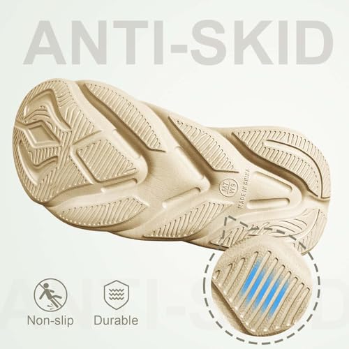AnyuTech Recovery Slides for Men and Women - Orthopedic Sandals with Arch Support & Thick Cushion, Plantar Fasciitis Slippers, Lightweight Non-Slip Slides for Post-Workout Recovery - Image 5