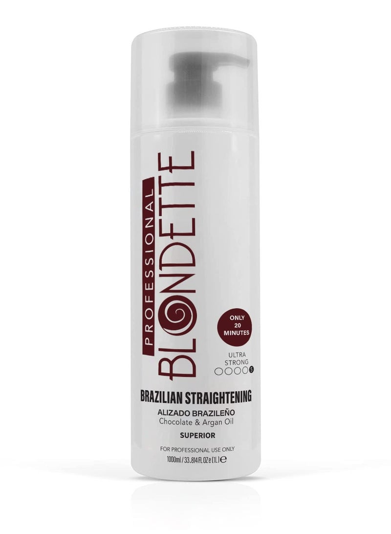 Alizado Brazileño Brazilian Straightening Keratin Hair Treatment Chocolate with Argan Oil