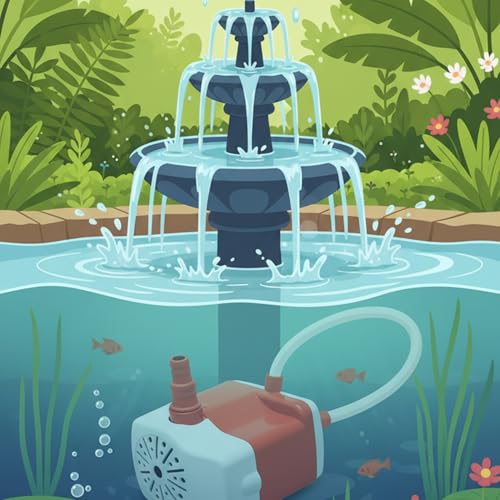 Depron 40 Watt Submersible Water Pump - 180V-230V, 8 Feet Water Lifting, Cooler Pump for Desert Air Cooler, Aquarium, Fountains, Ponds (40 Watt Model Nimo) - Image 5