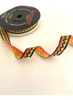 Fantastic 12897 Woven Border Ribbon  - Image 3