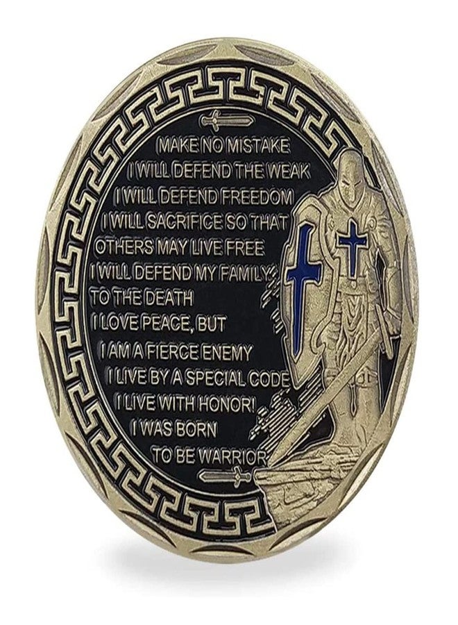 Glamtune Thank You Police Challenge Coin Law Enforcement Thin Blue Line Police Officers Prayer Coin - Image 4