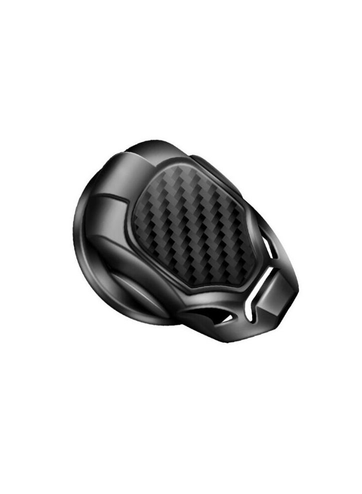 MIXDE Car start-stop button cover Iron Man ignition protection cover Press start button cover Anti-scratch car engine trim ring Car interior accessories  - Image 1