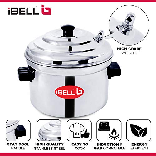 iBELL Stainless Steel Idly Cooker, Induction and Gas Stove Compatible Idli Maker (Silver; 16 Idlies) 4-Plates - Image 4