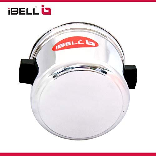 iBELL Stainless Steel Idly Cooker, Induction and Gas Stove Compatible Idli Maker (Silver; 16 Idlies) 4-Plates - Image 5
