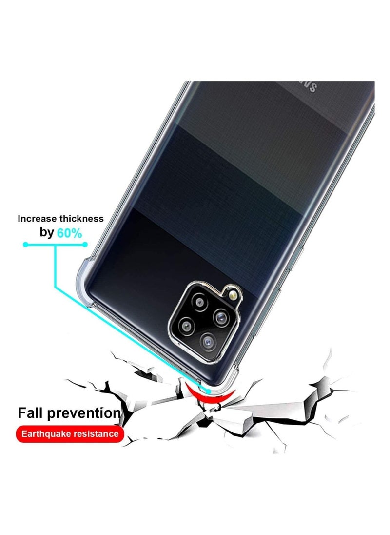 Generic - Back Cover Defender For Samsung Galaxy A12 5G/M12/F12/A12 4G - Clear - Image 1