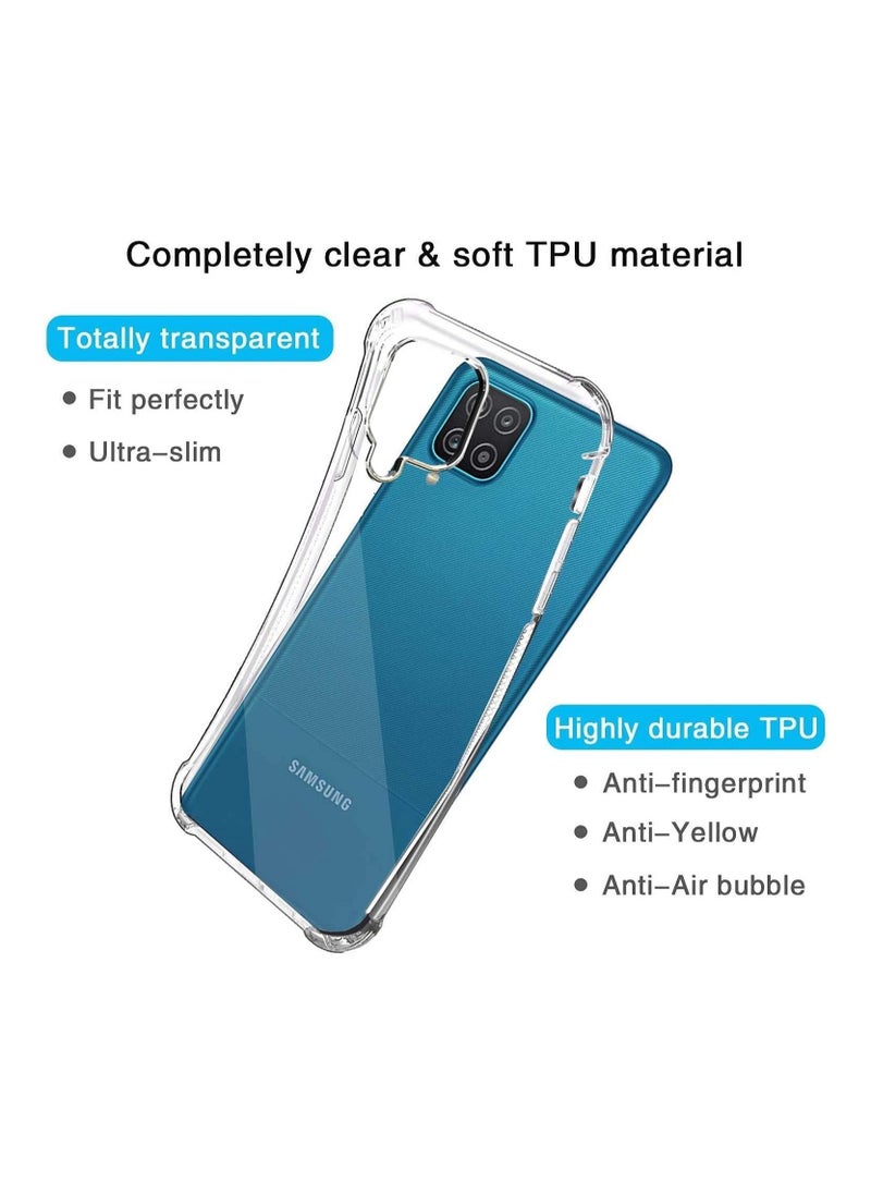 Generic - Back Cover Defender For Samsung Galaxy A12 5G/M12/F12/A12 4G - Clear - Image 1