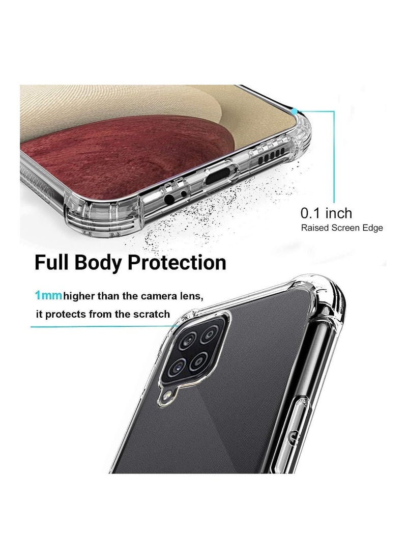 Generic - Back Cover Defender For Samsung Galaxy A12 5G/M12/F12/A12 4G - Clear - Image 1