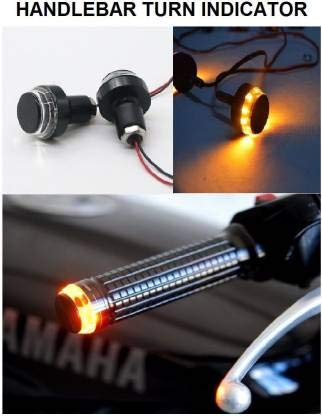 Petrox Side LED Indicator Light for Universal for Bike Universal for Bike (Orange, White) - Image 4