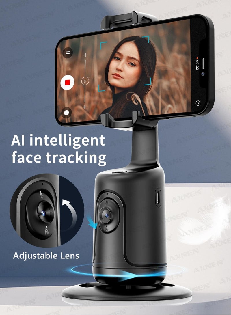 Smart 360° Rotation & Face Tracking Gimbal | Flexible Shooting Angles | No APP Required | Long Battery Life | Mini Body | Perfect for Vlogging, Live Streaming, and Travel - Image 2