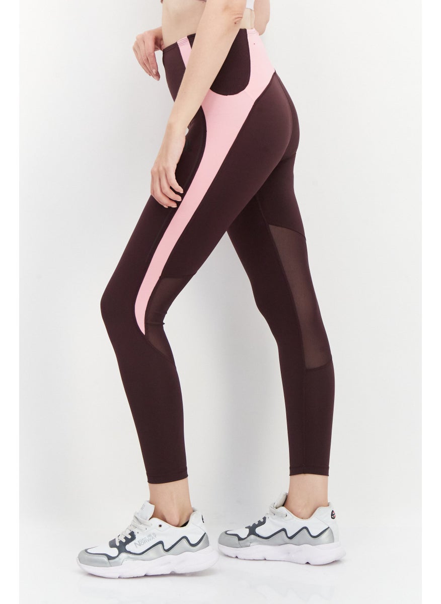 Adidas Women Sportswear Fit Training Leggings, Brown  - Image 3